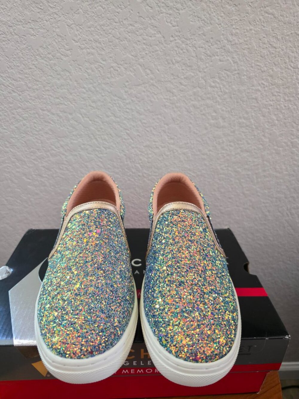 Skechers Street Los Angeles Goldie – Glitz & Bitz Slip-On Sneakers - Picture 9 of 9